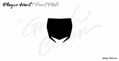 FOND DE PLAQUE AVANT 100% PERSONNALISE
