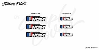 STICKERS NOM PILOTE M5