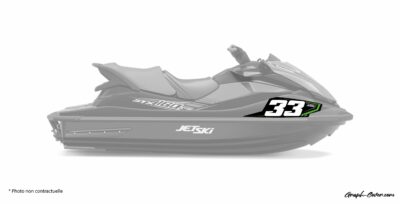 KAWASAKI STX 160X PLAQUES NUMERO STANDARD