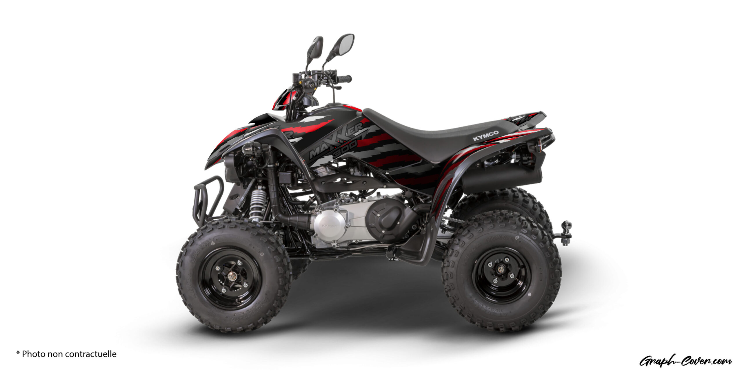 kit-deco-kymco-maxxer-300-klie-rouge-noir-3D