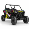 kit-deco-SSV-Can-Am-Maverick-sport-Annoy-jaune-rose-3D Kit déco Maverick Sport