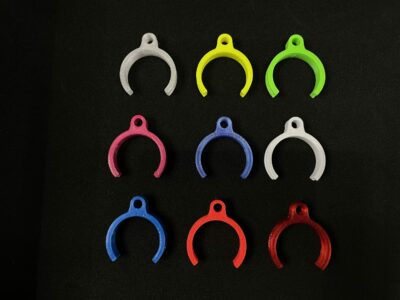 K336 SUPPORT CABLE Ø 5 CLIPS Ø28