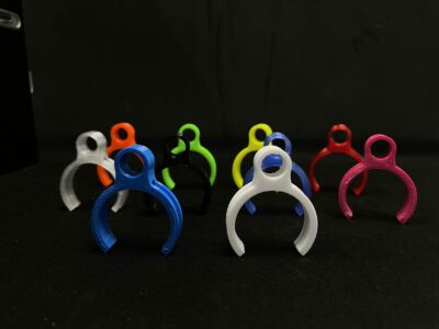 K341 SUPPORT CABLE Ø 9 CLIPS Ø28