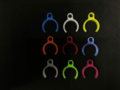 K342 SUPPORT CABLE Ø 9 CLIPS Ø30