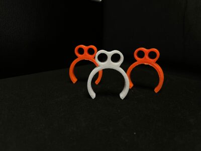 K365 SUPPORT DOUBLE DURITE CLIPS FERMES Ø32