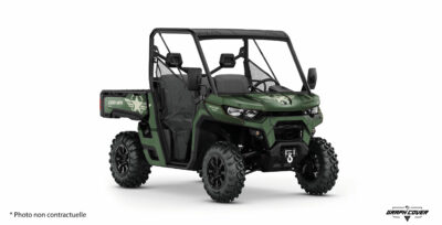 Transformez votre Can-Am Traxter en véritable machine de travail avec notre kit déco Traxter Pro au design Army. SSV Utilitaire Can Am.