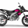 Aprilia-RX-SX-50-18-à-21-Splash-Rose-3D Kit déco 50cc Aprilia imprimé sur des matériaux de qualité, offrant une durabilité exceptionnelle. Donnez une touche unique à votre Aprilia SX / RX 50