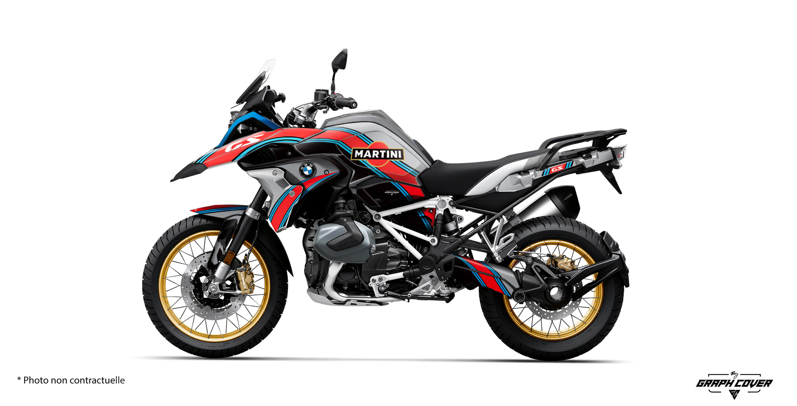 BMW-R1200-1250-GS-2017-2023-Tharon-gris-3D Kit déco BMW R 1250 GS imprimé en haute définition sur adhésif colle forte et polymère (conformable) pour une pose à la portée de toutes & tous.