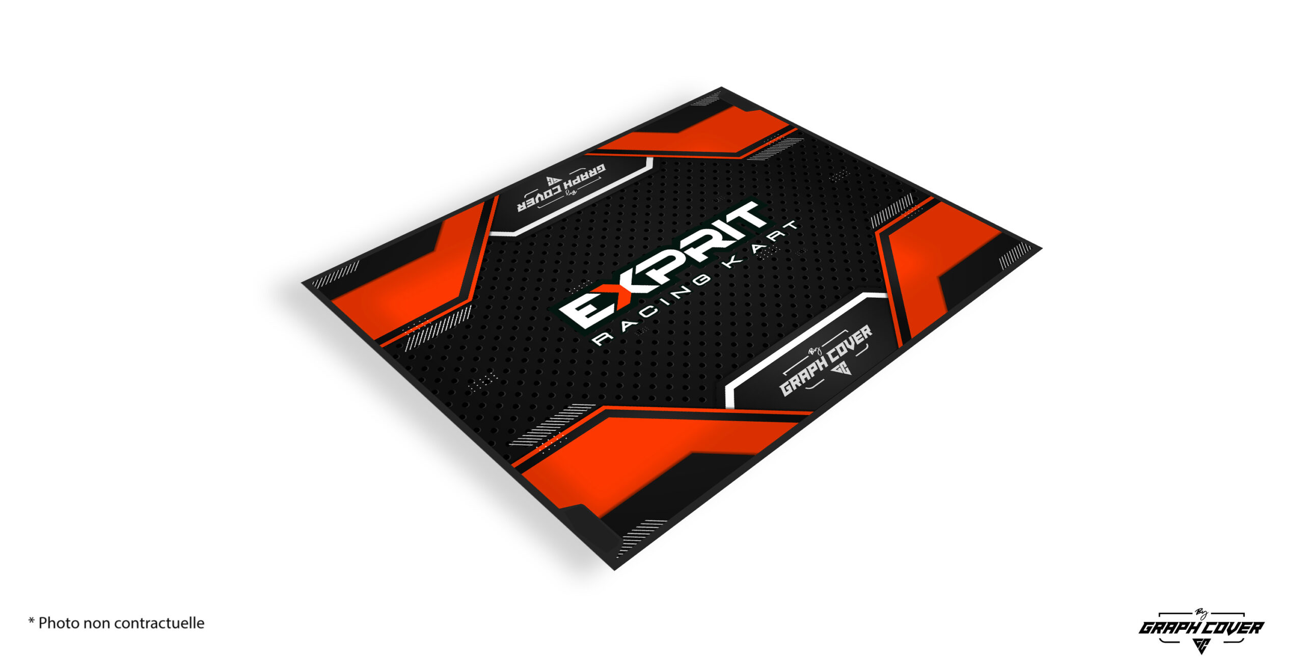 TAPISKARTINGMODEL4EXPRIT150x190_3D Alliez performance et respect de l’environnement grâce au tapis environnemental karting EXPRIT spécialement conçu pour les passionnés de sport mécanique !
