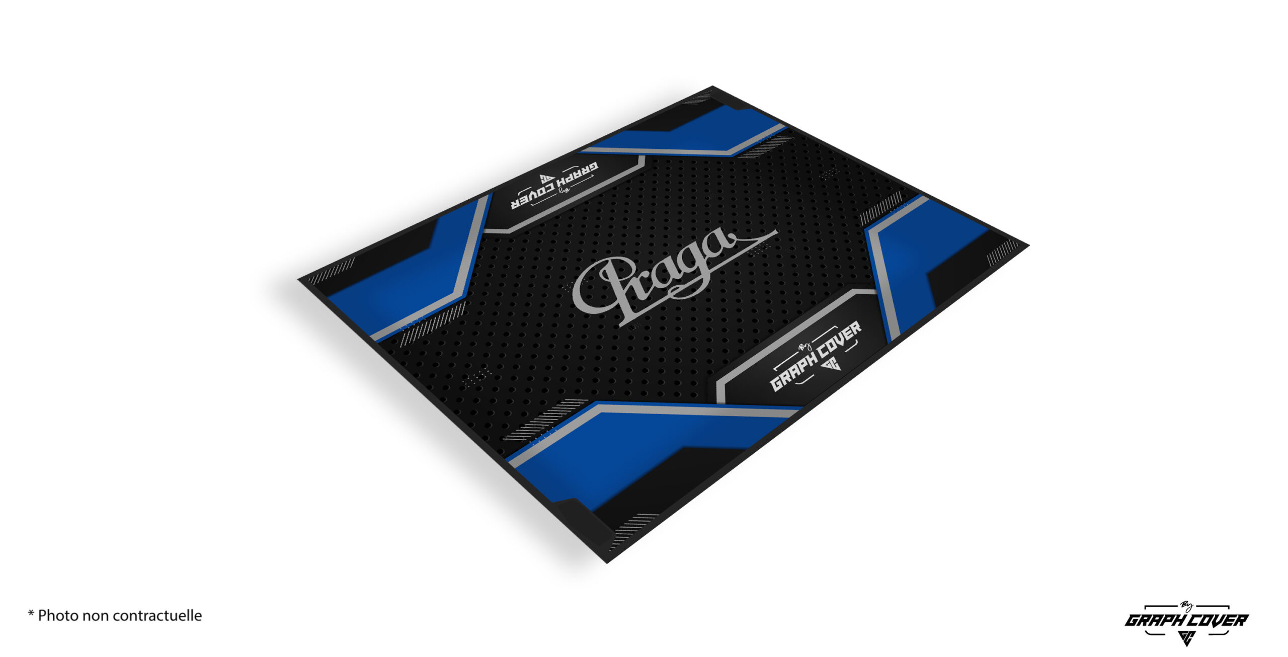 TAPISKARTINGMODEL4PRAGA150x190_3D Alliez performance et respect de l’environnement grâce au tapis environnemental karting PRAGA spécialement conçu pour les passionnés de sport mécanique !