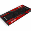 TAPISMOTOMODEL1DUCATI95x200_3D Protégez votre sol grâce au tapis environnemental moto DUCATI, conçu spécialement pour les passionnés de vitesse et de sports mécaniques !