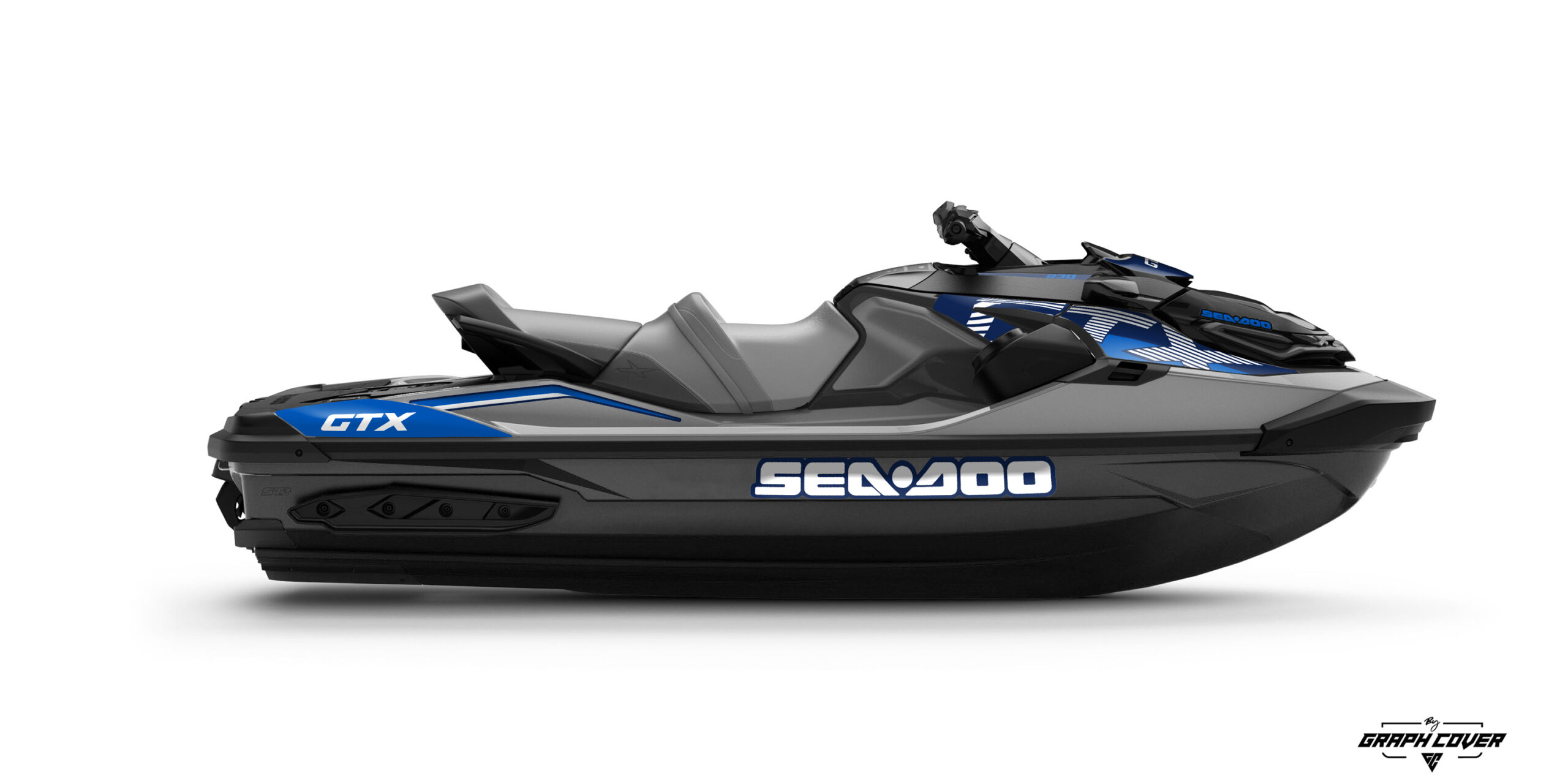 Offre un style puissant à ton jet-ski avec notre kit déco partiel GTX de la gamme Cut Series ! Un résultat léger mais percutant.