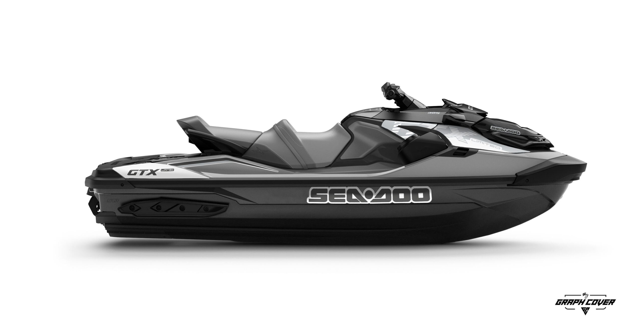 Offre un style puissant à ton jet-ski avec notre kit déco partiel GTX Limited de la gamme Cut Series ! Un résultat léger mais percutant.