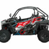 Polaris-RZR-trail-S---21-à-actuel-Rage-Bleu-3D Donnez un look unique à votre machine avec le kit déco Polaris Trail S RAGE ! Un design agressif, des matériaux haut de gamme et une protection extrême.