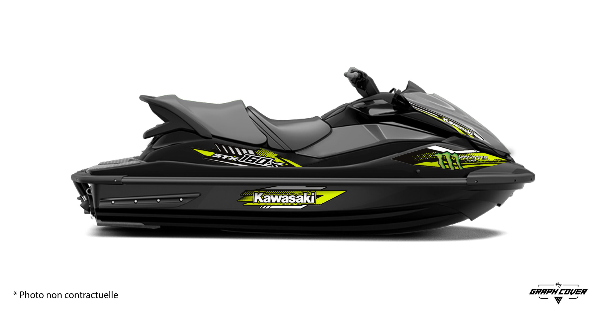 Kawasaki-STX-160X-Crave-Cut-Series-Pistache-3d Le kit déco partiel STX 160 – Crave est la solution idéale pour personnaliser ton jet Kawasaki tout en conservant un look dynamique, sportif et équilibré.