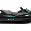 Kawasaki-STX-160X-Peak-Cut-series-Turquoise-3D Redonne du style à ton jet ski avec notre kit déco partiel "Peak" pour Kawasaki STX 160. Inspiré des graphismes d'origine.