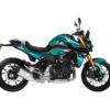 BMW-F900R-19+-Tikor-Turquoise-3D Apportez une touche unique à votre BMW F900 R avec le kit déco Tikor, un habillage pensé pour sublimer les lignes sportives de votre roadster.