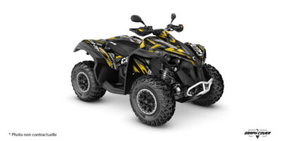 Donnez une nouvelle identité à votre quad avec le kit déco Can-Am Renegade. Le design Rampage insuffle une énergie brute à votre machine.