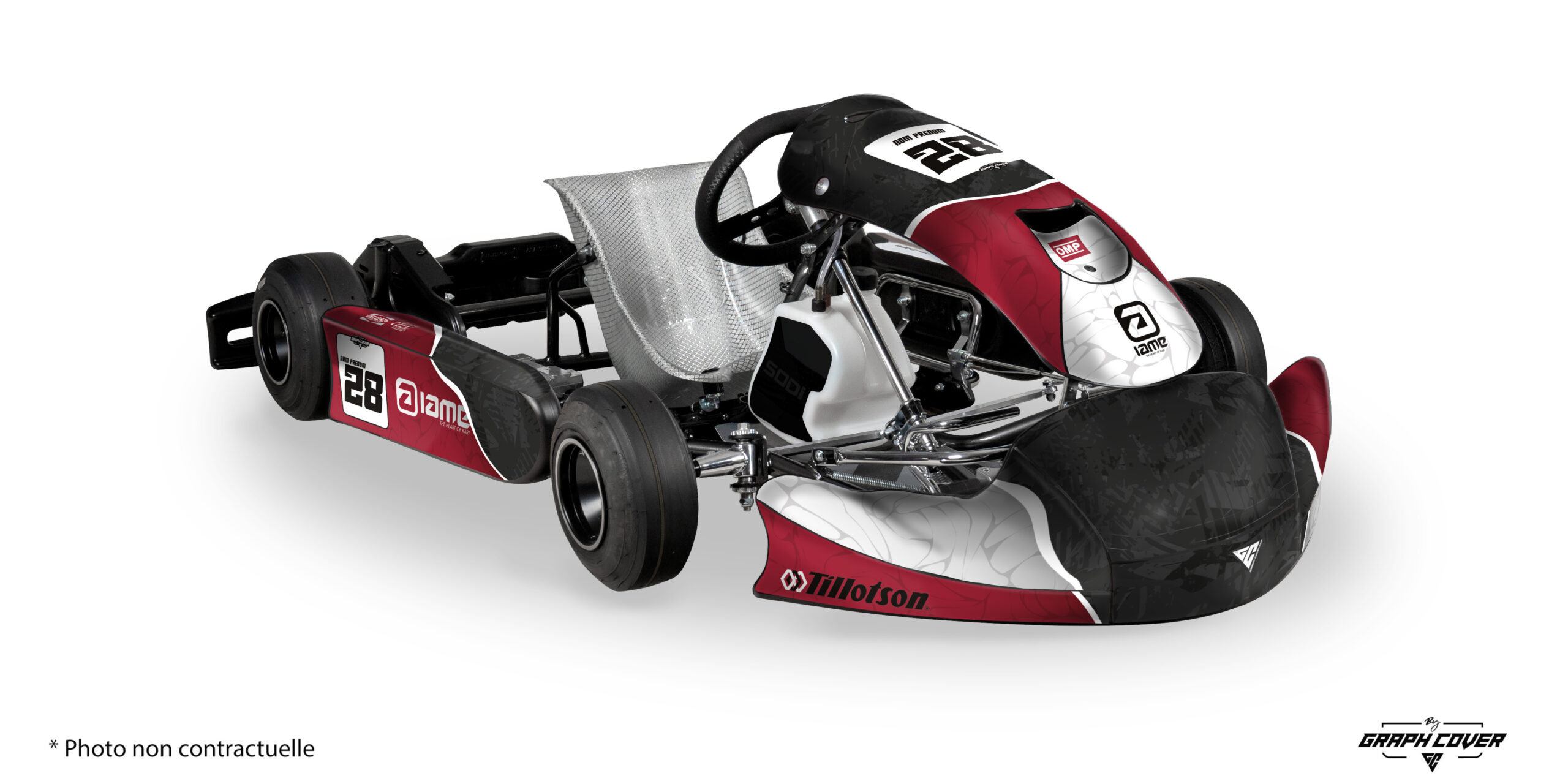 KG-MK27---25-à-actuel-Split-Blanc-Rouge_3D Découvrez le kit déco kart MK27 Split, une création signée Graph Cover, pensée pour les pilotes qui veulent combiner élégance et originalité sur la piste.