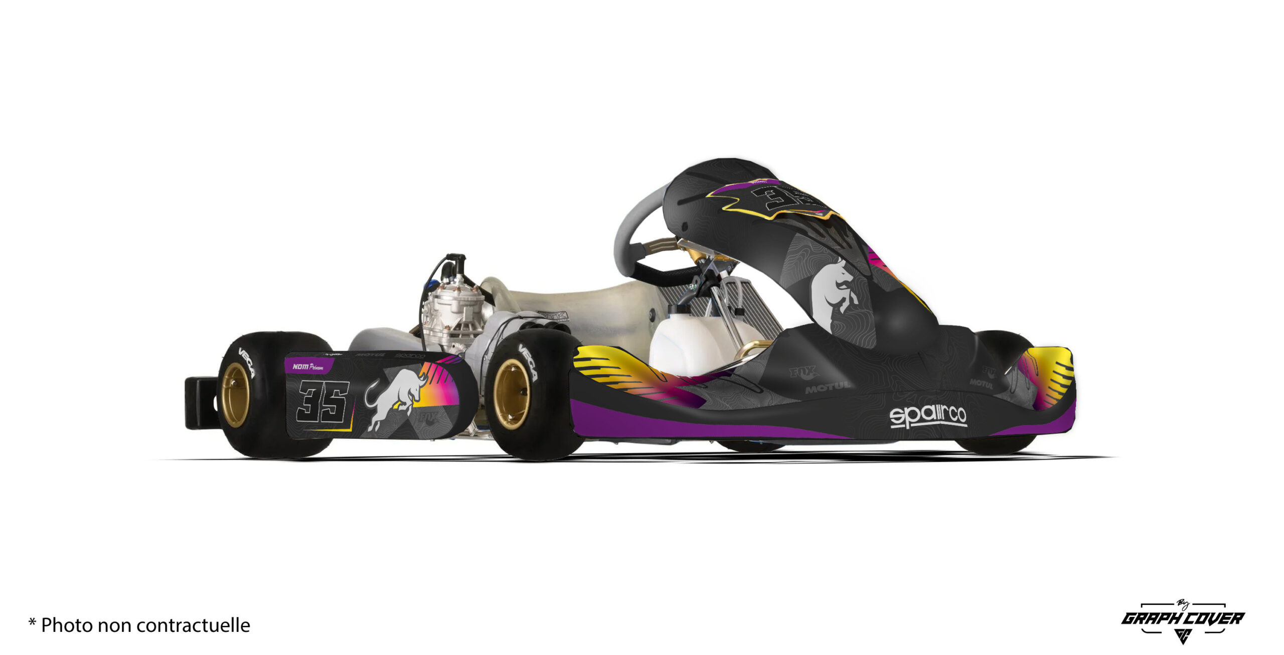 Apporte une touche de puissance et de précision à ton châssis avec le Stickers Karting OTK M11 – Design TYR. Conçu pour les pilotes qui recherchent un look affirmé
