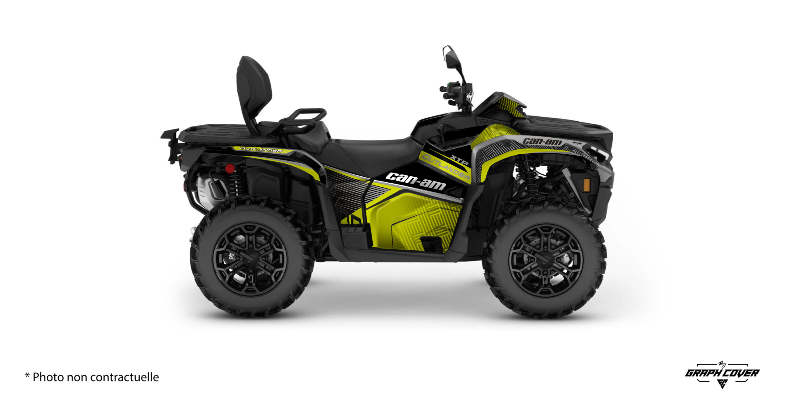Outlander-G3-850-1000---25+-Odex-Gris-Pistache-3D Exprime toute la puissance de ton quad avec le Stickers Can Am Outlander 1000 – Design Odex, une création signée Graph Cover qui combine design technique et esprit aventurier.