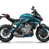 CFMoto-NK-675-2025+-Reca-Turquoise-3D Transformez votre CF Moto 675NK avec notre Kit déco 675NK Reca, une création exclusive Graph Cover pensée pour sublimer les lignes agressives du roadster tout en garantissant une tenue irréprochable dans le temps.