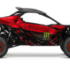 Transformez votre Can-Am Maverick R avec le design Tory, une création ultra-agressive pensée pour sublimer les lignes acérées du SSV le plus performant du marché.