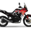 HONDA-XL-750-TRANSALP-2023+-TRAVEL-Rouge-3D Kit déco Transalp 750 Travel pour Honda XL 750. Design aventure, finitions premium et personnalisation complète pour un style unique taillé pour le voyage.