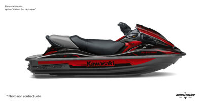 Les Stickers Kawasaki STX-15F Velocia transforment immédiatement votre jet ski en une machine au look incisif et moderne.