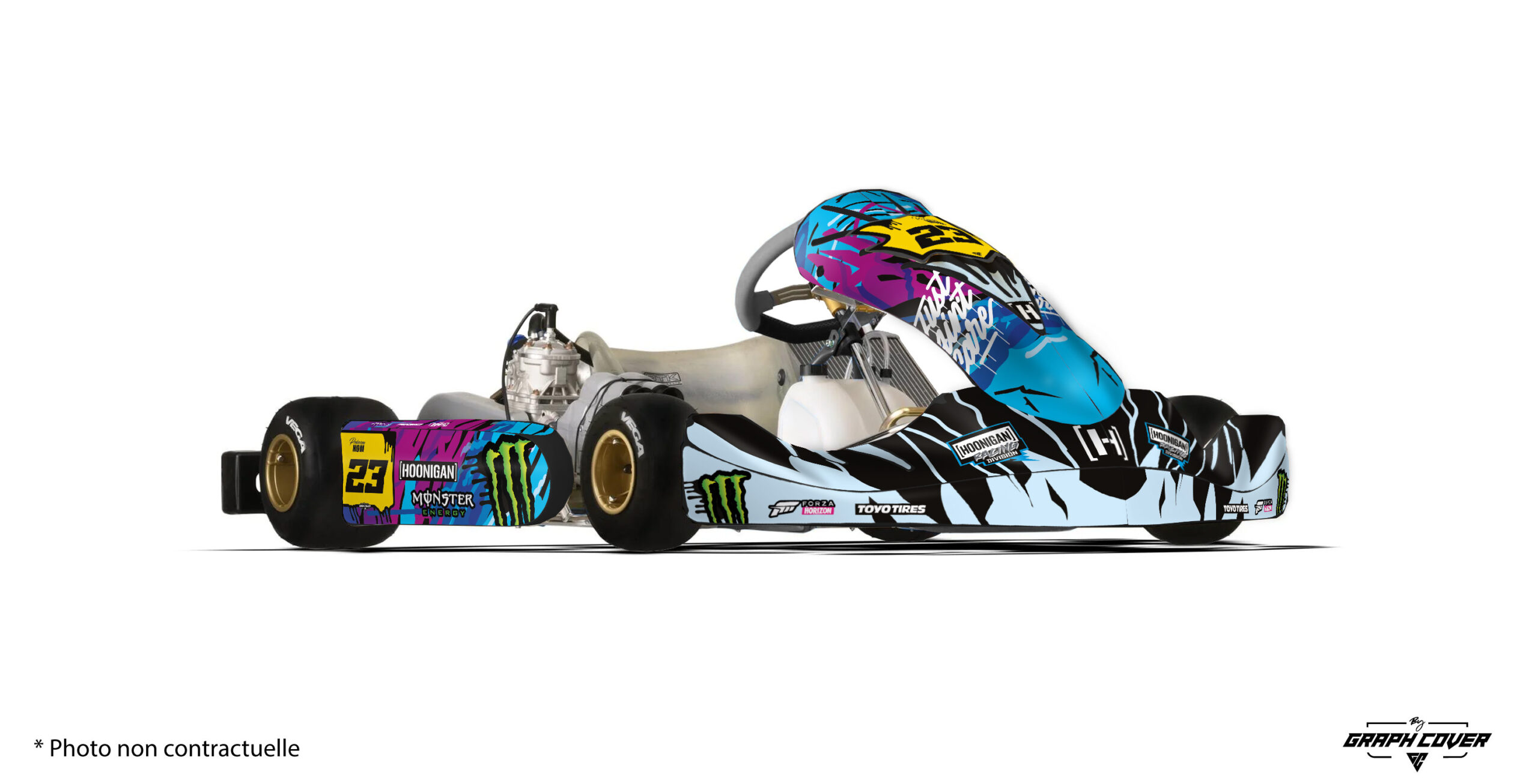 Découvrez le kit déco karting OTK M11 KB Ara Graph Cover. Design racing percutant, personnalisation complète, vinyles premium et finitions sur mesure.