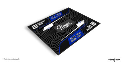 Le Tapis karting Praga est conçu pour les pilotes qui souhaitent allier esthétisme et conformité. Il protège efficacement le sol des hydrocarbures.