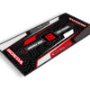TAPISMOTOMODEL7HONDARED95x200_3D Affirme ton passion pour la performance avec le tapis moto Honda, un modèle racé et professionnel inspiré des paddocks officiels.