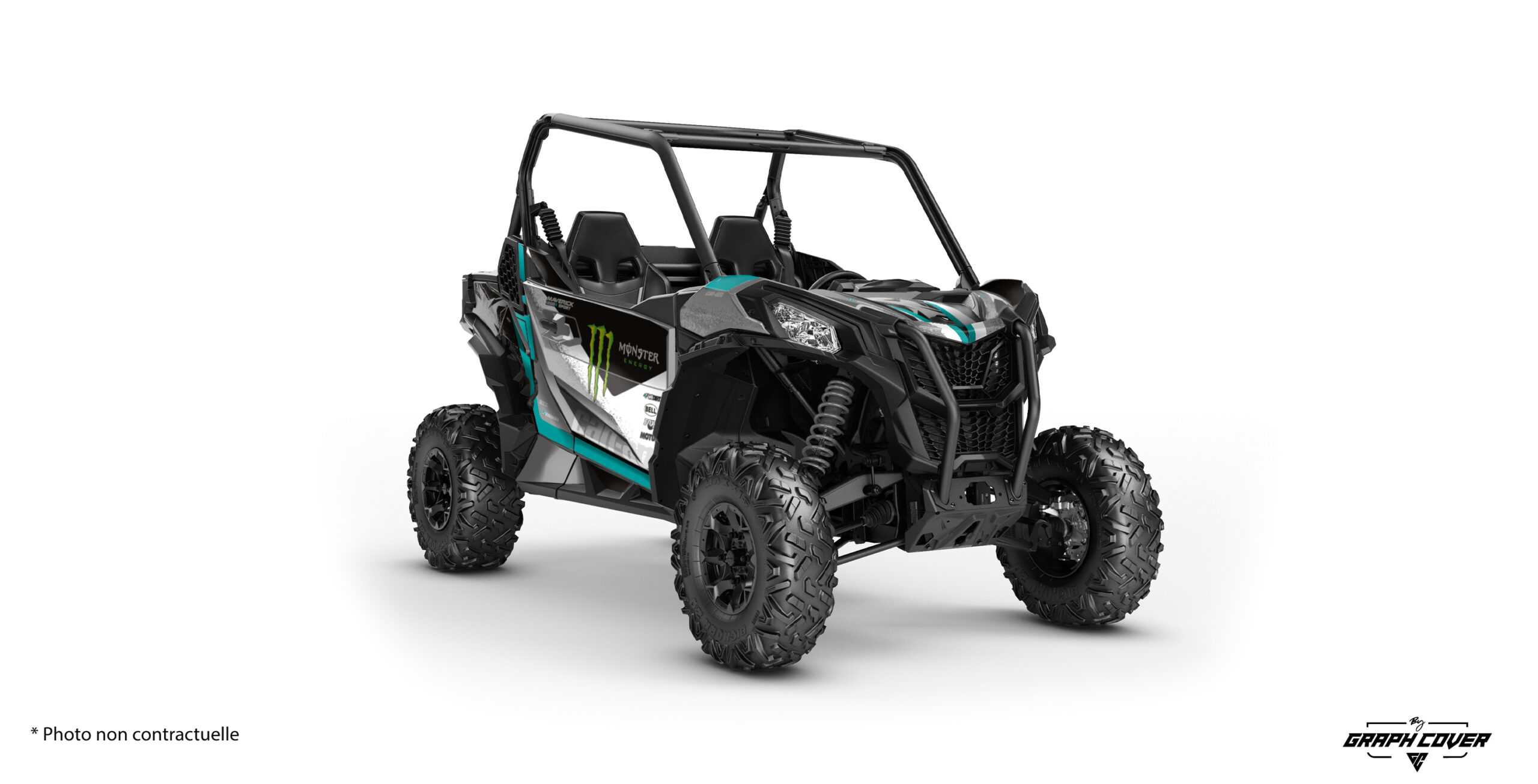 Kit-déco-Can-Am-Maverick-Sport-Trail---18+-Reaper-Turquoise-blanc