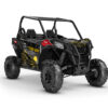 Décoration Can Am Maverick Sport Sandstorm : kit déco full pour SSV Can-Am Maverick Sport et Trail. Design off-road personnalisable, options portes et toit, finitions au choix.
