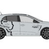 Envie de donner à ta Mégane un look circuit ? Le Kit Stickers Nurburgring Renault Sport transforme instantanément le style de ta voiture.