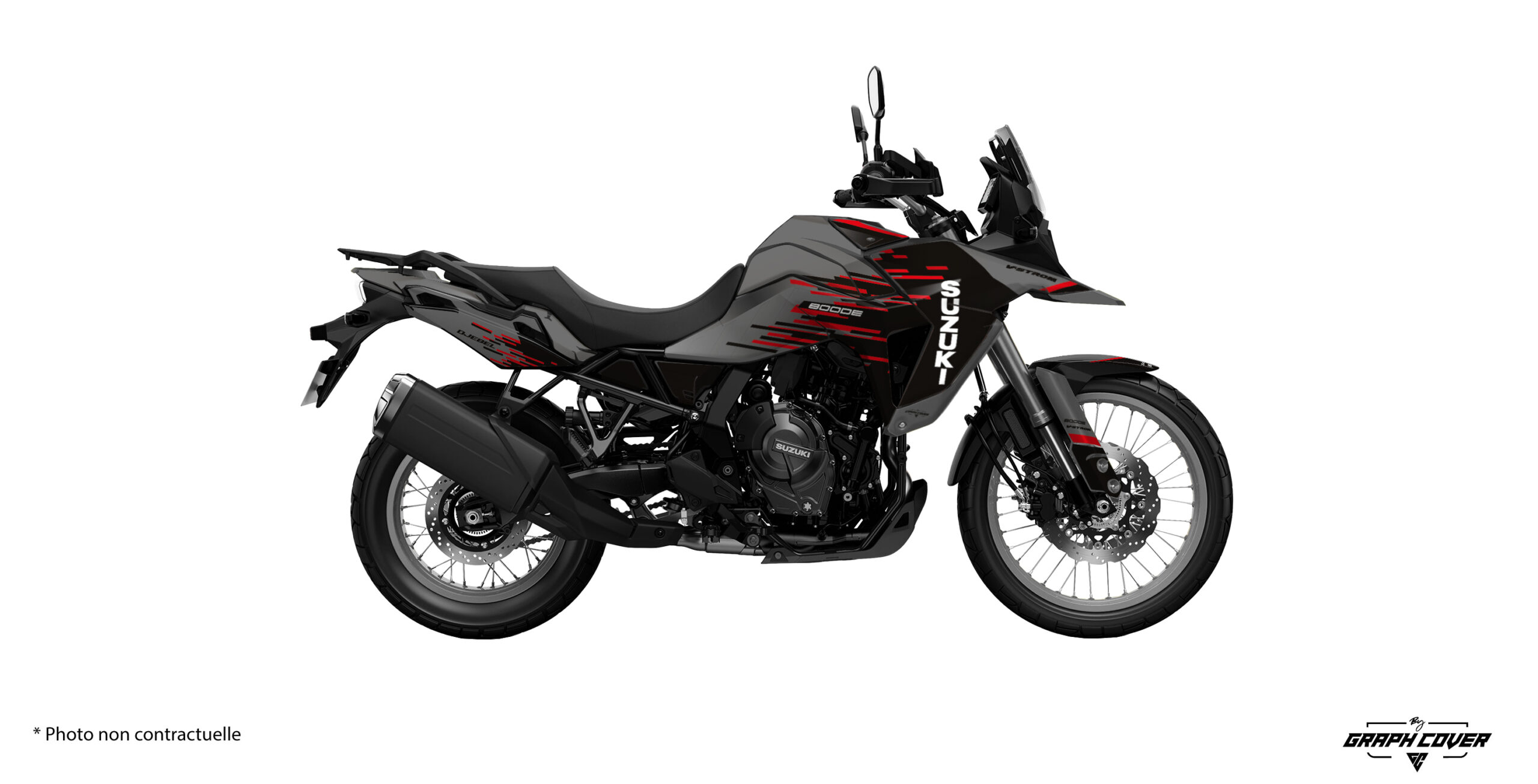 SUZUKI-V-STROM-800-DE-2023+-DJEBEL-Gris-3D Kit déco Suzuki 800 V-Strom Djebel : un design rallye inspiré du désert, personnalisable et taillé pour l’aventure. Donnez du caractère à votre V-Strom.