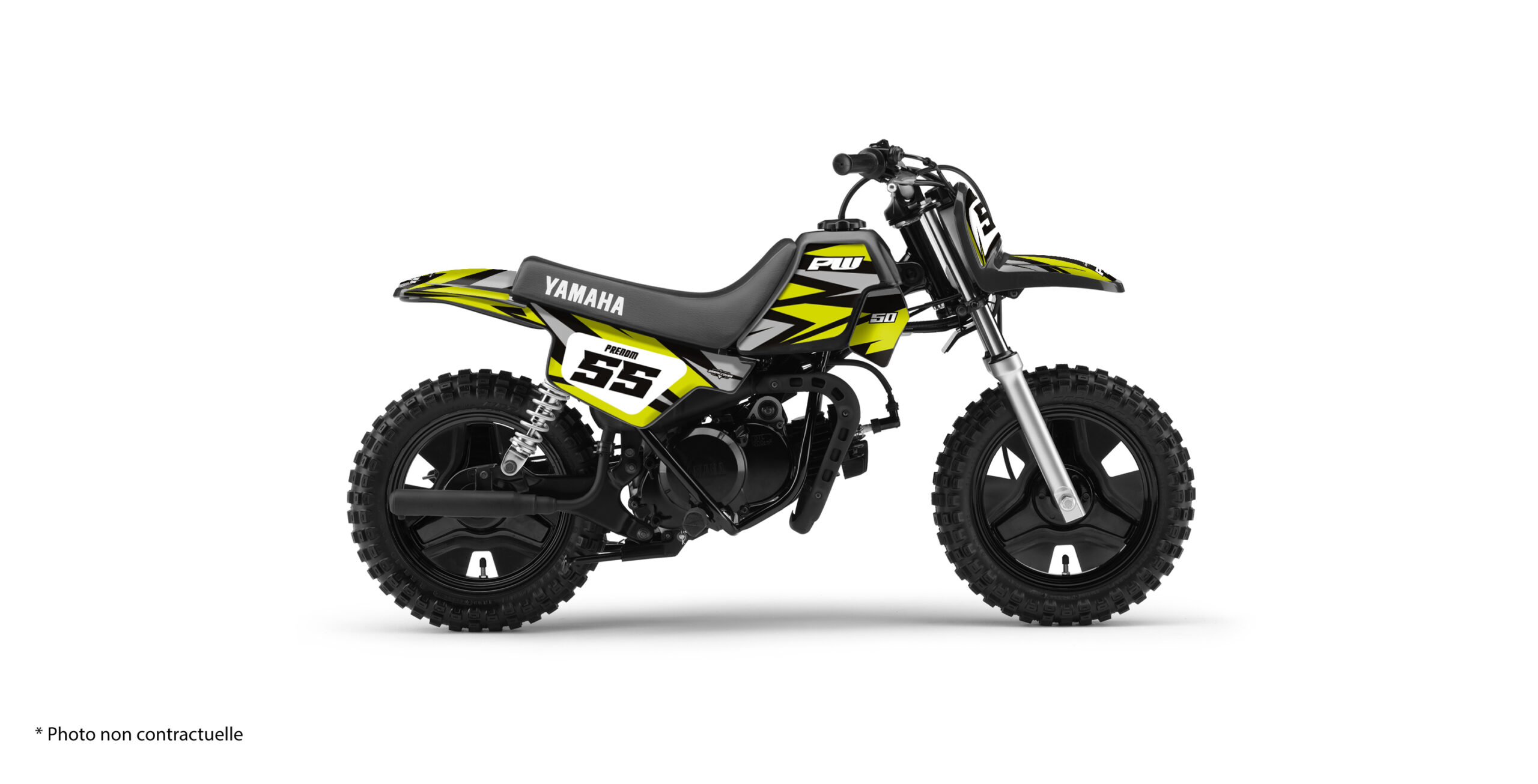 Yamaha-PW-50---96+-Flow-Pistahce-3D Envie d’un look unique ? Le Kit déco Yamaha Piwi Flow transforme la PW 50 en mini moto racing au style moderne, fluide et ultra dynamique.