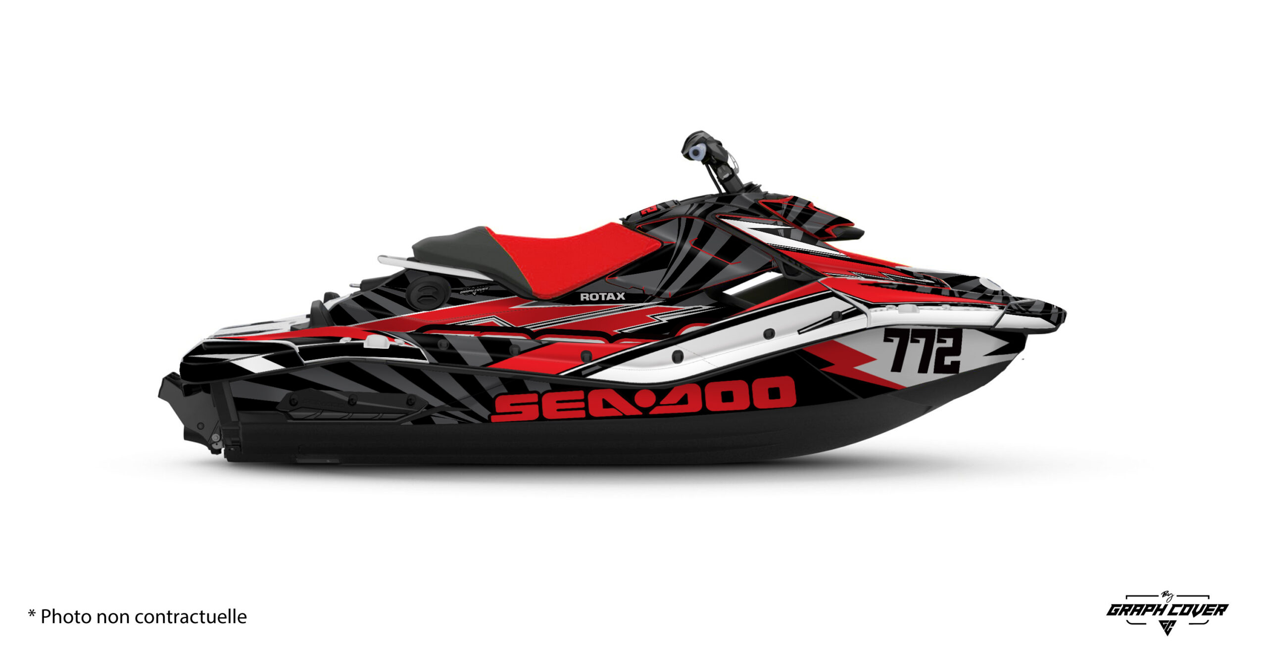 kit-déco-Sea-Doo-Spark---+24-Ok-Keron-rouge-3D Autocollants Seadoo Spark Keron : kit déco pour jet ski Sea-Doo Spark toutes années. 3 compositions, personnalisation complète, options vinyle et finitions premium.