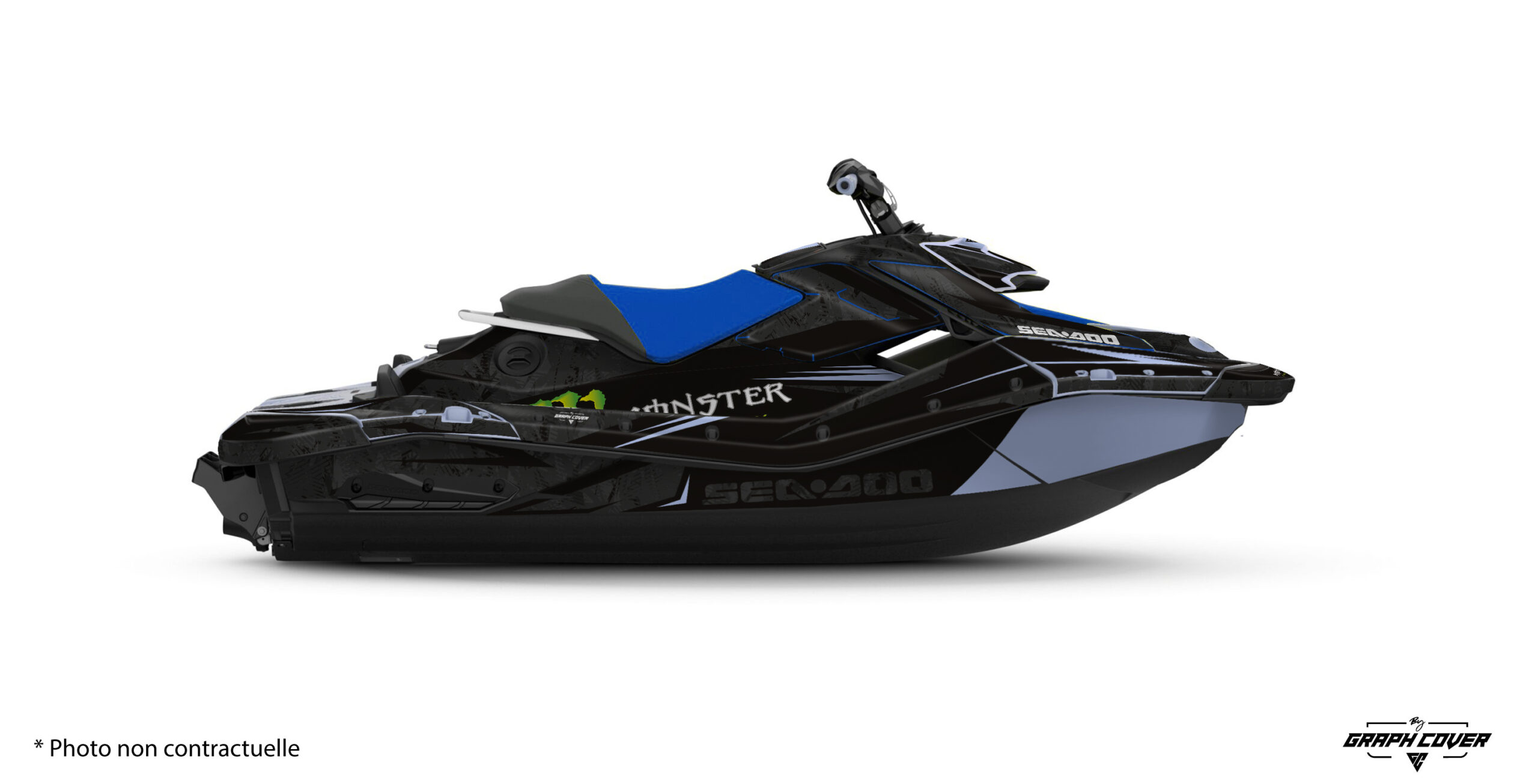 kit-déco-Sea-Doo-Spark---+24-Ok-Rivex-Violet Stickers Seadoo Spark Rivex : kit déco jet ski compatible toutes années. Design racing, 3 compositions, options de personnalisation et finitions premium.