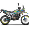 kit-déco-VOGE-300-RALLY-22+-safety-gris-3d Kit Déco Voge 300 Rally Safety : design visible et moderne, personnalisation sur mesure et rendu durable pour votre moto trail.