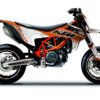KTM-SMCR-690-2019-2020-OK-Raceway-Orange_3D Kit déco KTM 690 SMC R Raceway : design racing agressif, personnalisable et ultra résistant pour transformer votre supermotard avec style et performance.