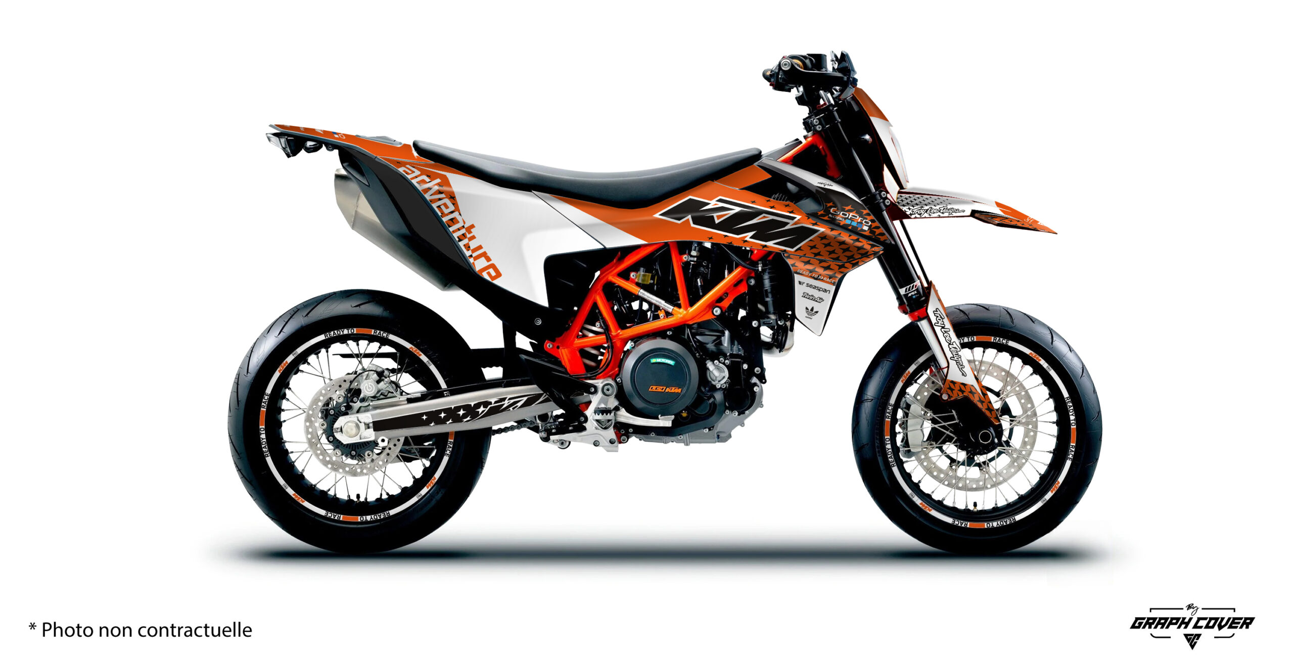 KTM-SMCR-690-2019-2020-OK-Raceway-Orange_3D Kit déco KTM 690 SMC R Raceway : design racing agressif, personnalisable et ultra résistant pour transformer votre supermotard avec style et performance.
