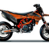 KTM-SMCR-690-2019-2020-OK-Strada-Orange_3D Kit déco KTM SMC690 R Strada : design street racing moderne, personnalisable et résistant pour transformer votre supermotard avec style et précision.