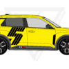 R5ETECHHERITAGE3D Personnalisez votre Renault avec les Stickers Héritage R5 E-Tech : design sportif, drapeau tricolore, pose facile. Couleurs et toit en option.
