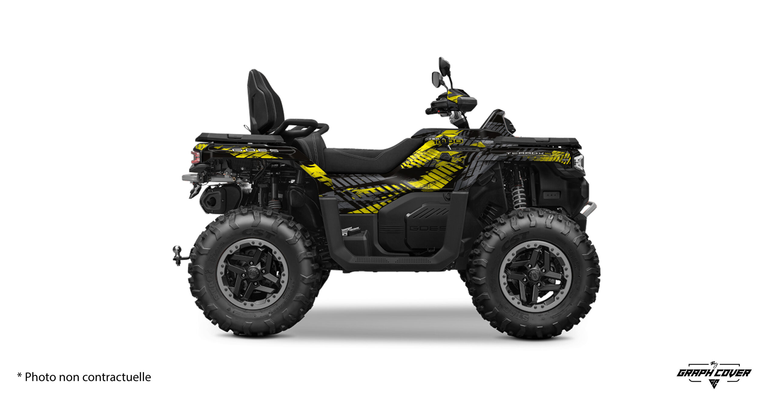 Kit-déco-Goes-Terrox-1000-26+-Revenge-Jaune-3D Kit déco Goes Terrox 1000 Revenge disponible en version Light ou Full, personnalisable et finitions premium pour un style off-road unique.