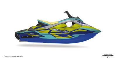 Kit déco Jetblaster 2026 design Nerox pour Yamaha Jetblaster nouvelle génération. Versions Light et Full personnalisables avec nom, numéro, couleurs et logos. Fabrication française sur vinyle premium haute qualité.