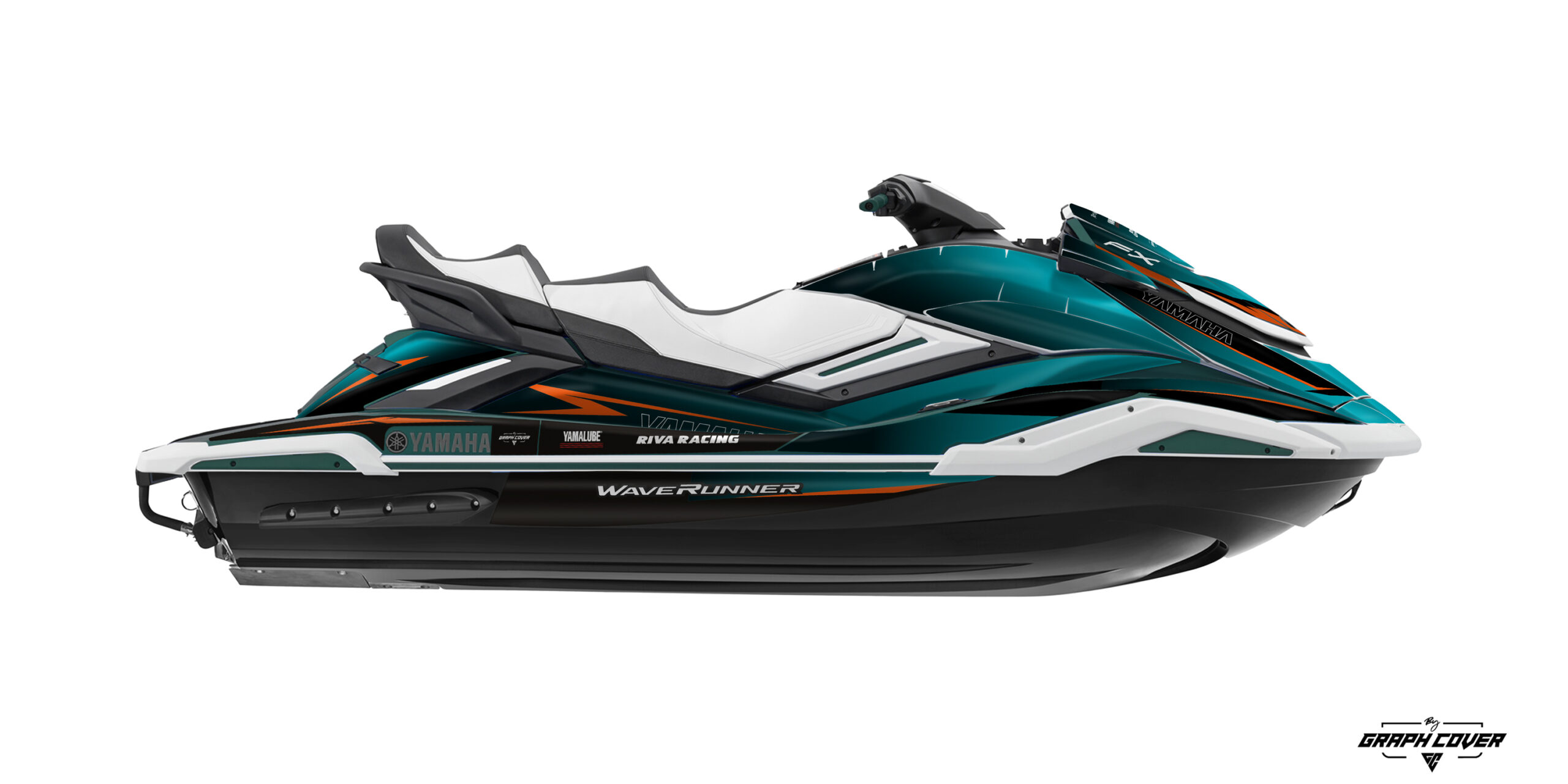 Kit déco Yamaha FX design Tidal. Décoration premium personnalisable et disponible en version Light ou Full, fabrication française sur mesure.