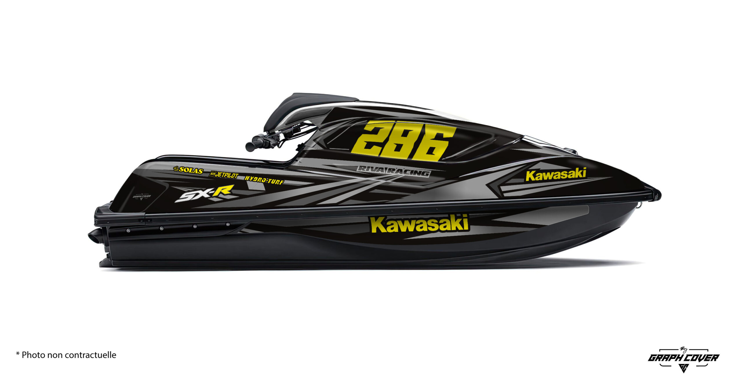 kit-déco-Kawasaki-SX-R-1500-Thor-gris-jaune-3d Kit déco Kawasaki SX-R Thor pour SX-R 1500. Fabrication française, personnalisation, vinyle premium et finitions haute résistance.