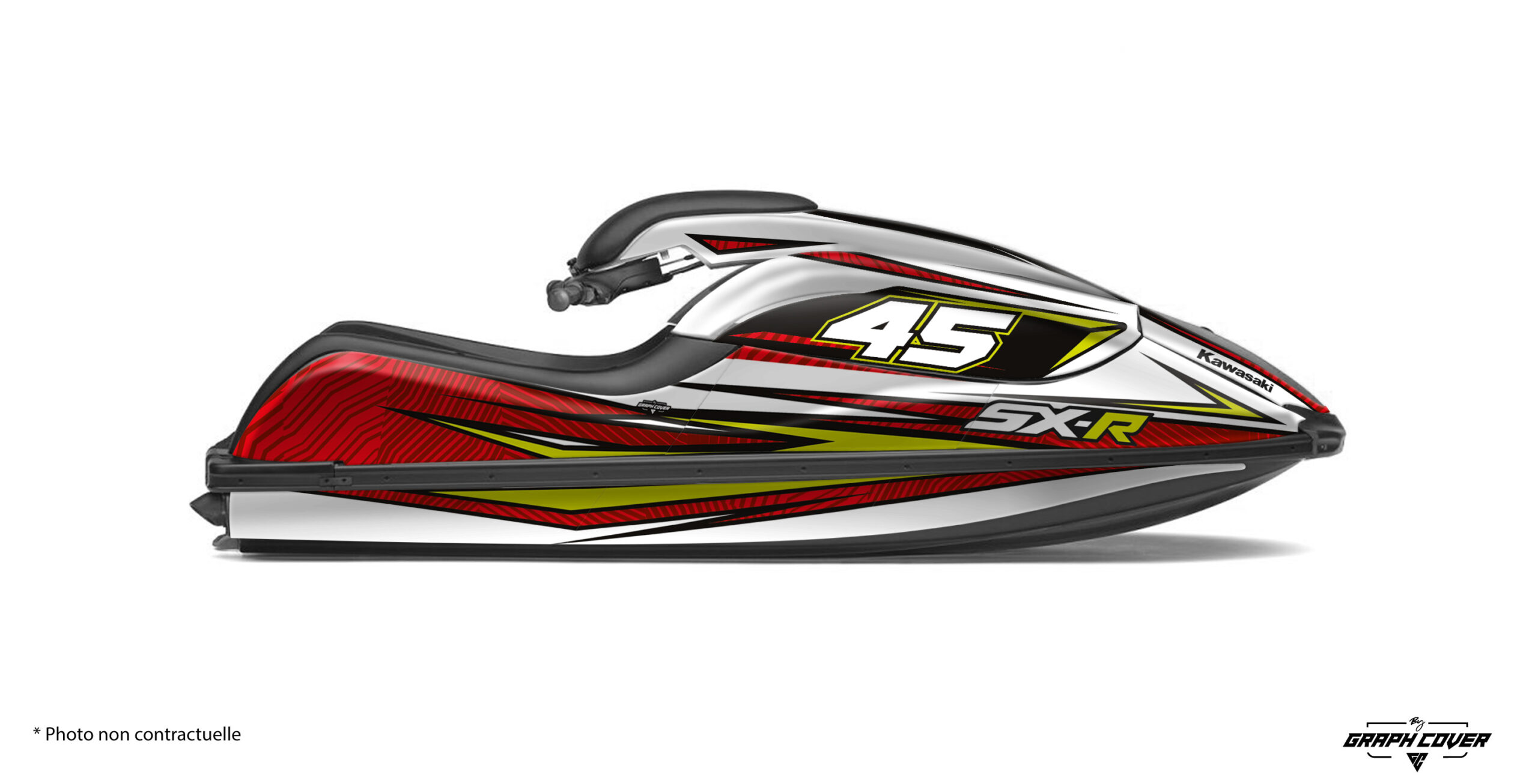 Kit-déco-JET-SKI-Kawasaki-SXR-800-Space-rouge-pistache-3D