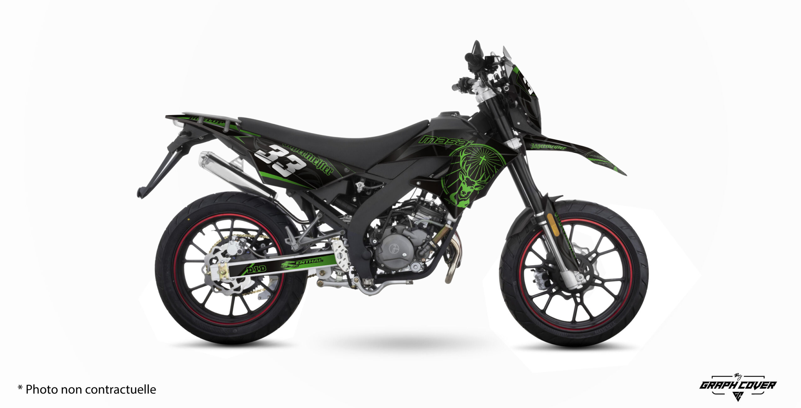 Personnalisez votre moto avec le Kit déco 50cc X-Ray Trantor pour Masai X-Ray 50. Design exclusif, fabrication française, vinyle premium haute résistance et nombreuses options de personnalisation.